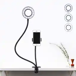 Walmart LS Photography 1Pack LED Selfie Ring Light Cell Phone Holder for Photographer Youtuber, WMT1403 offer