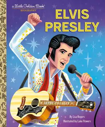 Walmart Lisa Jean Rogers: Elvis Presley: a Little Golden Book Biography (Hardcover) offer