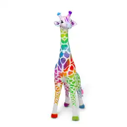 Walmart MelissaAndDoug.com Exclusive: Rainbow Giraffe Lifelike Plush offer