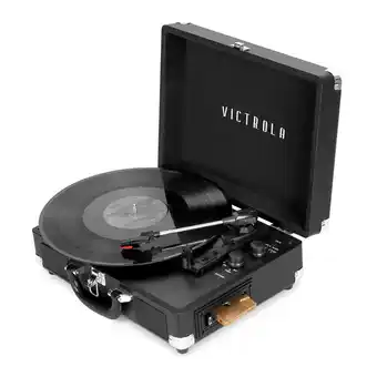 Walmart Victrola Journey+ Cassette Bluetooth Suitcase Record Player offer