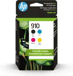 Walmart 910 Ink for HP 910 910XL Ink Cartridges - (Cyan Magenta Yellow Black), 4 Pack offer