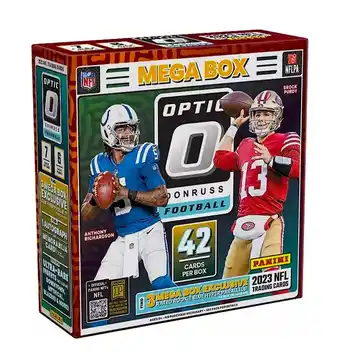 Walmart 2023 Panini Donruss Optic Football Mega Box Trading Cards offer