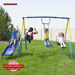 Walmart Sportspower Fun Outdoor My First Metal Swing Set offer