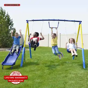 Walmart Sportspower Fun Outdoor My First Metal Swing Set offer