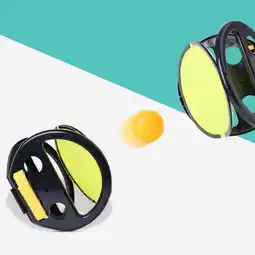 Walmart Catch Ball Game For Ping Pong Hand Clip Set Family Racket Throwing Ball For Kids Black Mingyiq Inc offer