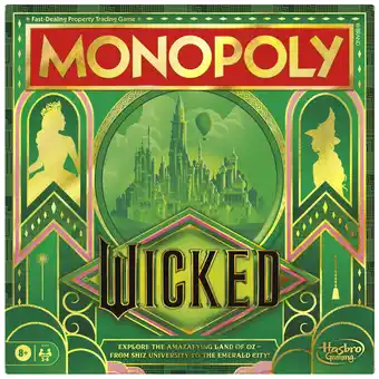 Walmart Monopoly Wicked Edition Board Game, Family Games for Kids, Teens, and Adults, Kids Games, 8+ offer