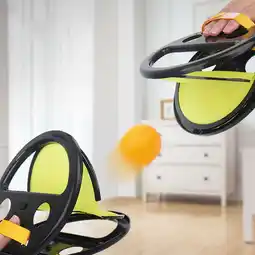 Walmart Catch Ball Game For Ping Pong Hand Clip Set Family Racket Throwing Ball For Kids Blue Mingyiq Inc offer