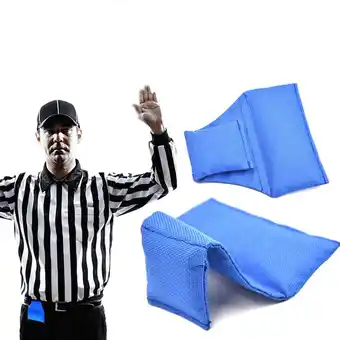 Walmart LEXSOMEO Bean Bag Football Referee Bean Bag Large Capacity Bean Bag Portable Referee Bean Bag offer