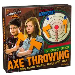 Walmart WARRIORS MARK Toy Axe Throwing Indoor/Outdoor Game (Foam Axes) offer