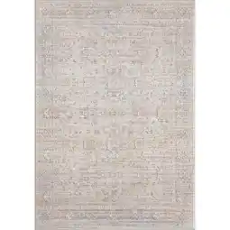 Walmart Ox Bay Lucas Bordered Classic/Traditional Polyester Blend Area Rug, 2' x 3' offer