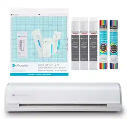 Walmart Silhouette Cameo 5 (White) Cutting Machine - Vinyl Bundle offer