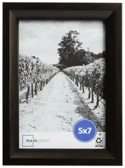 Walmart Mainstays 5x7 Bevel Bronze Tabletop Picture Frame offer