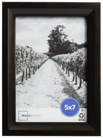 Walmart Mainstays 5x7 Bevel Bronze Tabletop Picture Frame offer