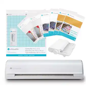 Walmart Silhouette Cameo 5 (White) Cutting Machine - Print and Cut Bundle offer