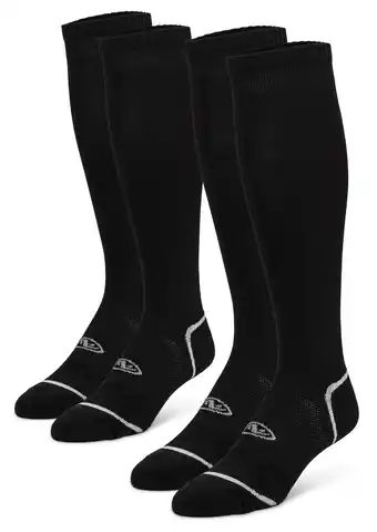 Walmart Athletic Works 2 Pack Soccer Sock Small Black offer