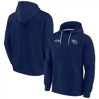 Walmart Unisex Fanatics Navy Tennessee Titans Elements Super Soft Fleece Pullover Hoodie offer