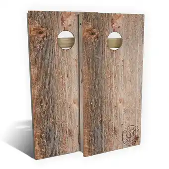 Walmart Skip's Garage Moss Wood Outdoor Cornhole Board Set Include Carrying Case All-Weather 2x4 offer