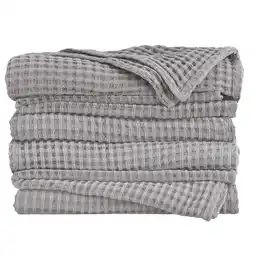 Walmart Collections Etc All Seasons Waffle Weave Cotton Blanket offer