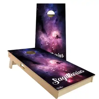 Walmart Skip's Garage Sagittarius Outdoor Cornhole Board Set NO Accessories All-Weather 2x4 offer