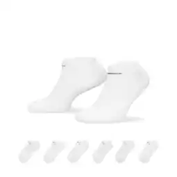 Walmart Nike Everyday Cushioned Training No-Show Socks (6 Pairs) White SM offer