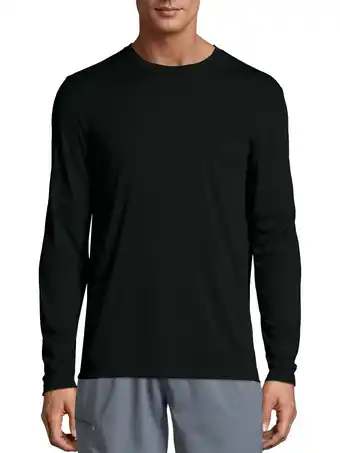 Walmart Hanes Men's Sport Cool DRI Performance Long-Sleeve T-Shirt, Sizes S-3XL offer