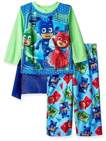 Walmart PJ Masks Toddler Boys Long Sleeve Pajamas with Cape 21PJ108ELL offer