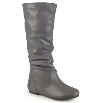 Walmart Journee Womens Jayne Round Toe Riding Boots offer