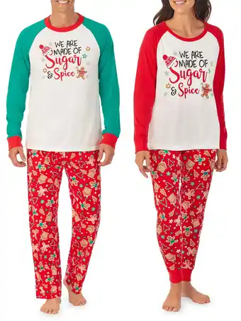 Walmart Pajamarama His and Hers Holiday Matching Pajama Set offer