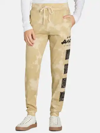 Walmart Avatar The Last Airbender Men's & Big Men's Graphic Jogger Pants with Pockets, Sizes M-2XL offer