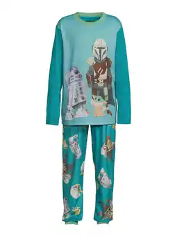 Walmart Star Wars R2-D2 Baby Yoda Pajama Set, 2-Piece, Sizes 4-12 offer