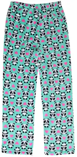 Walmart Just Love Plush Pajama Pants for Girls - Fleece PJs 45500-10118-NEW-5-6 (Panda Heart Pant, Girls 4) offer