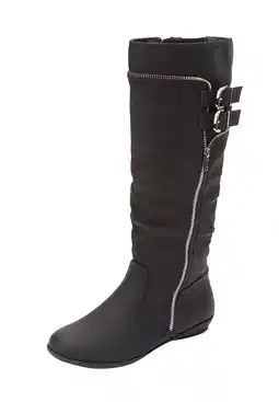 Walmart Comfortview Pasha Wide-Calf Boot Mid Calf Women's Winter Shoes (Wide Widths Available) offer