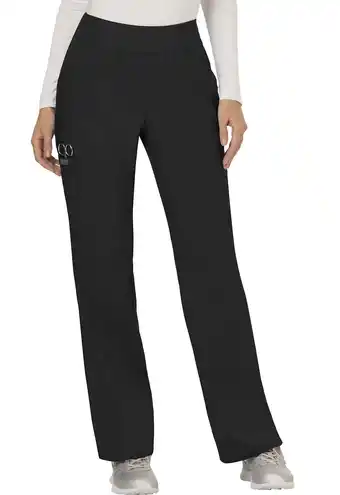 Walmart Cherokee Workwear Revolution Women's Scrubs Pant Mid Rise Straight Leg Pull-On WW110 offer