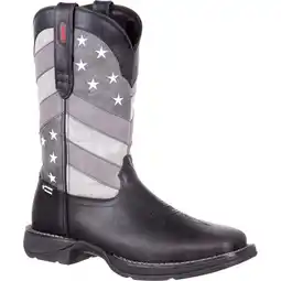 Walmart Durango Faded Black Flag Western Boot offer