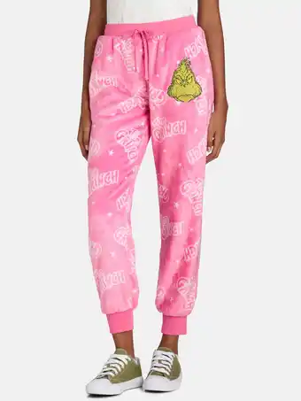 Walmart Dr. Seuss The Grinch Women's Logo Graphic Joggers offer