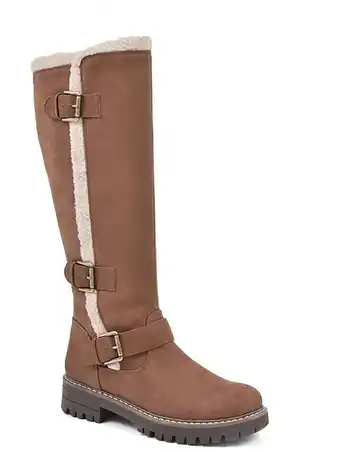 Walmart Cliffs by White Mountain Womens Merritt Faux Leather Winter & Snow Boots offer