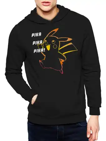 Walmart Men's & Big Men's Pokemon Pikachu Hoodie Sweatshirt, Sizes S-3XL offer