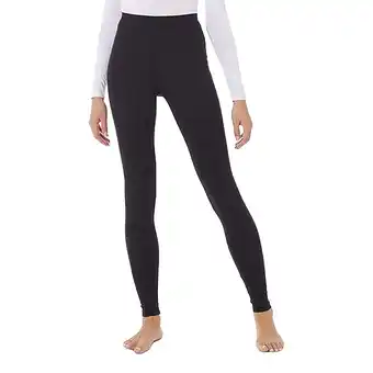 Walmart 32 DEGREES Women's Ultra Light Thermal Base Layer Leggings 2 PACK, Black Medium offer