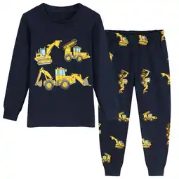 Walmart FEDPOP Toddler Boy Pajamas Set Long Sleeve Kids Pjs Cotton Sleepwear 4T offer