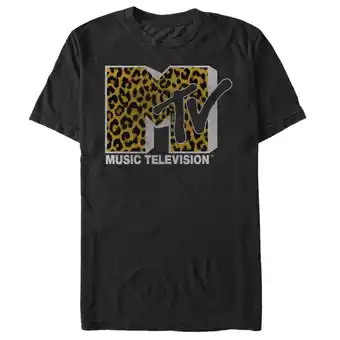 Walmart MTV Men's Cheetah Print Logo T-Shirt offer