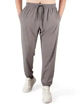 Walmart COOPLUS Mens Athletic Sweatpants with Pockets Joggers Men Pants for Workout Jogging Running offer