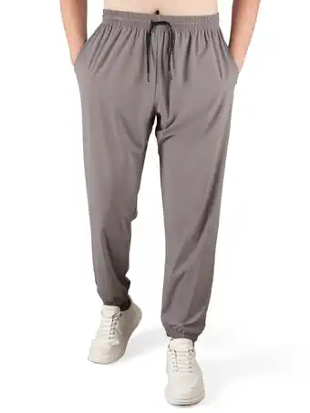 Walmart COOPLUS Mens Athletic Sweatpants with Pockets Joggers Men Pants for Workout Jogging Running offer