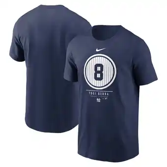 Walmart Men's Nike Yogi Berra Navy New York Yankees Locker Room T-Shirt offer