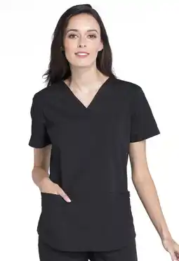 Walmart Cherokee Workwear Professionals Women's Scrubs Top V-Neck WW665 offer