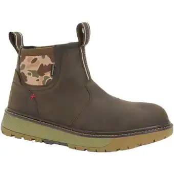 Walmart Men's Bristol Bay Leather Chelsea Boot offer