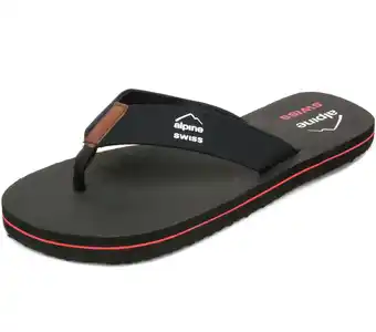 Walmart Alpine Swiss Mens Flip Flops Beach Sandals Lightweight EVA Sole Comfort Thongs offer