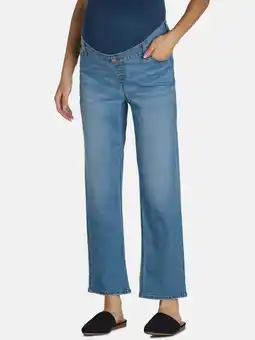 Walmart Time and Tru Women's Maternity Straight Leg Jeans, 27 Inseam, Sizes S-XXL offer