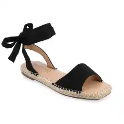 Walmart Journee Womens Emelie Tru Comfort Foam Espadrille Flat Sandals offer