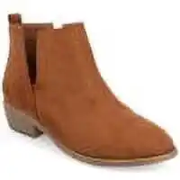 Walmart Journee Womens Rimi Pull On Stacked Heel Booties offer