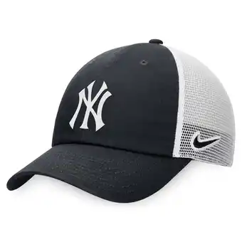 Walmart Men's Nike Navy New York Yankees Club Trucker Adjustable Hat offer